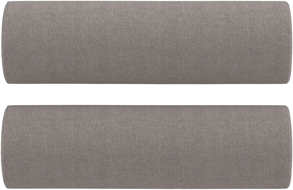 Sofa Sofos komplektas su pagalvėmis, 3 dalių, taupe, audinys