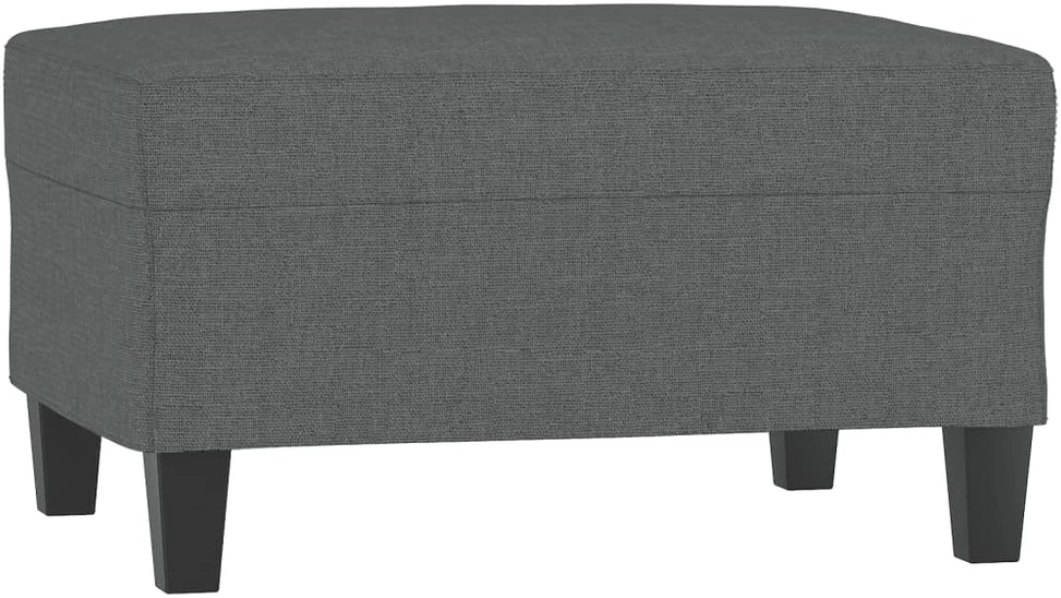 Sofa Sofos komplektas su pagalvėmis, 4 dalių, pilkas, audinys
