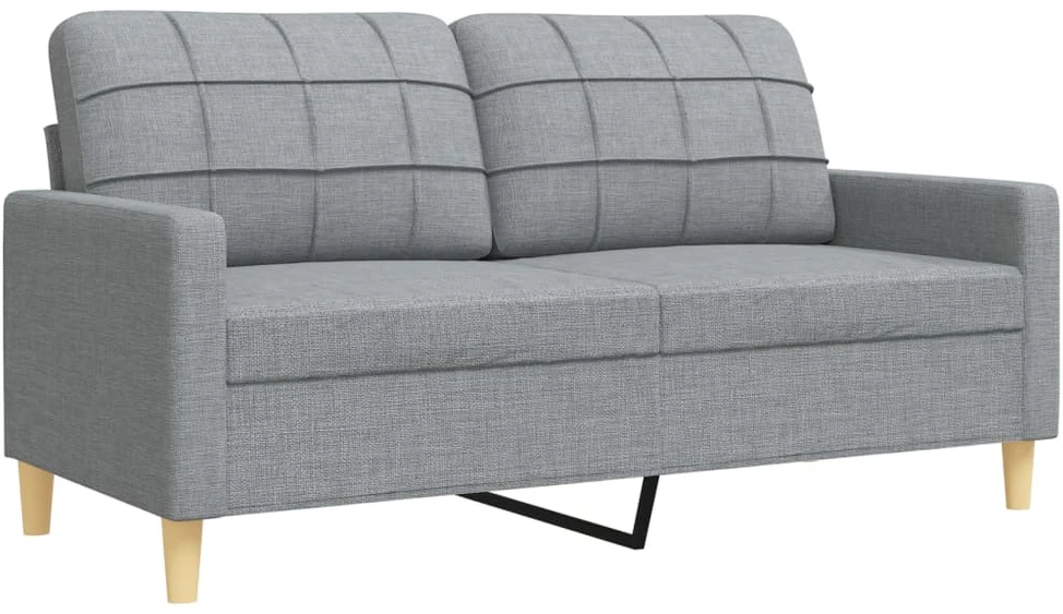 Sofa Sofos komplektas su pagalvėmis/pakoja, 3 dalių, taupe, audinys