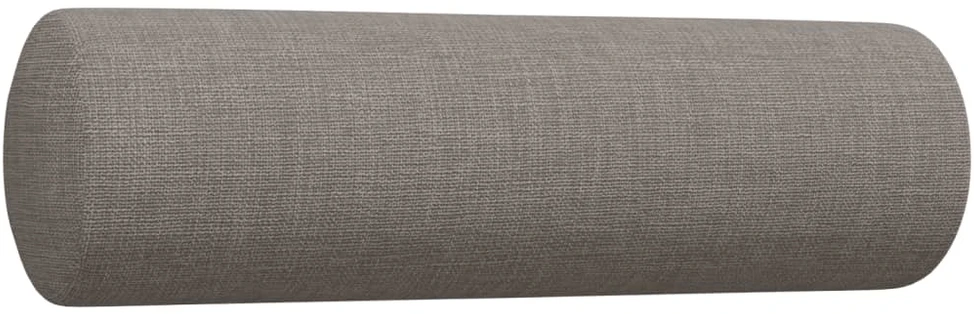 Sofa Sofos komplektas su pagalvėmis/pakoja, 3 dalių, taupe, audinys