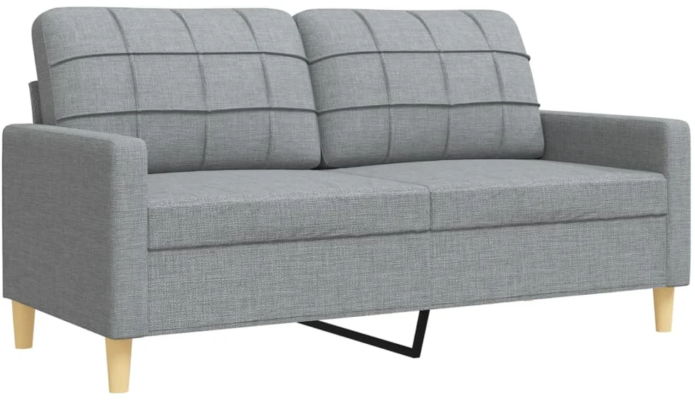 Sofa Sofos komplektas su pagalvėmis/pakoja, 4 dalių, taupe, audinys
