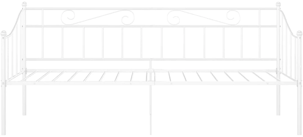 Sofos-lovos rėmas, baltos spalvos, 90x200cm, metalas
