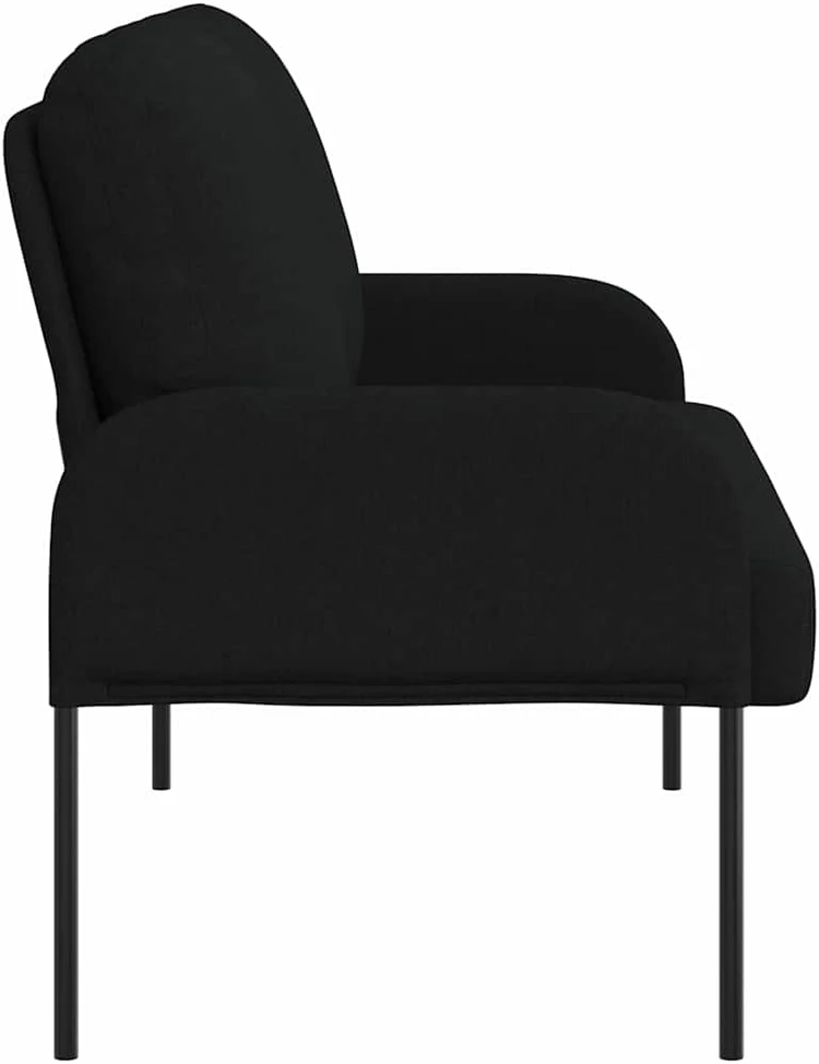 Sofa Sofos su pagalve 110cm Juoda fanera