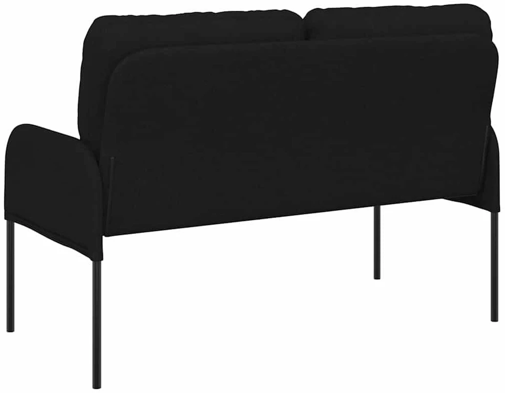Sofa Sofos su pagalve 110cm Juoda fanera