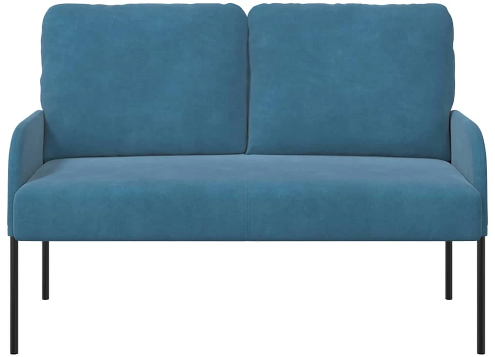 Sofa Sofos su pagalve 110cm Mėlyna fanera