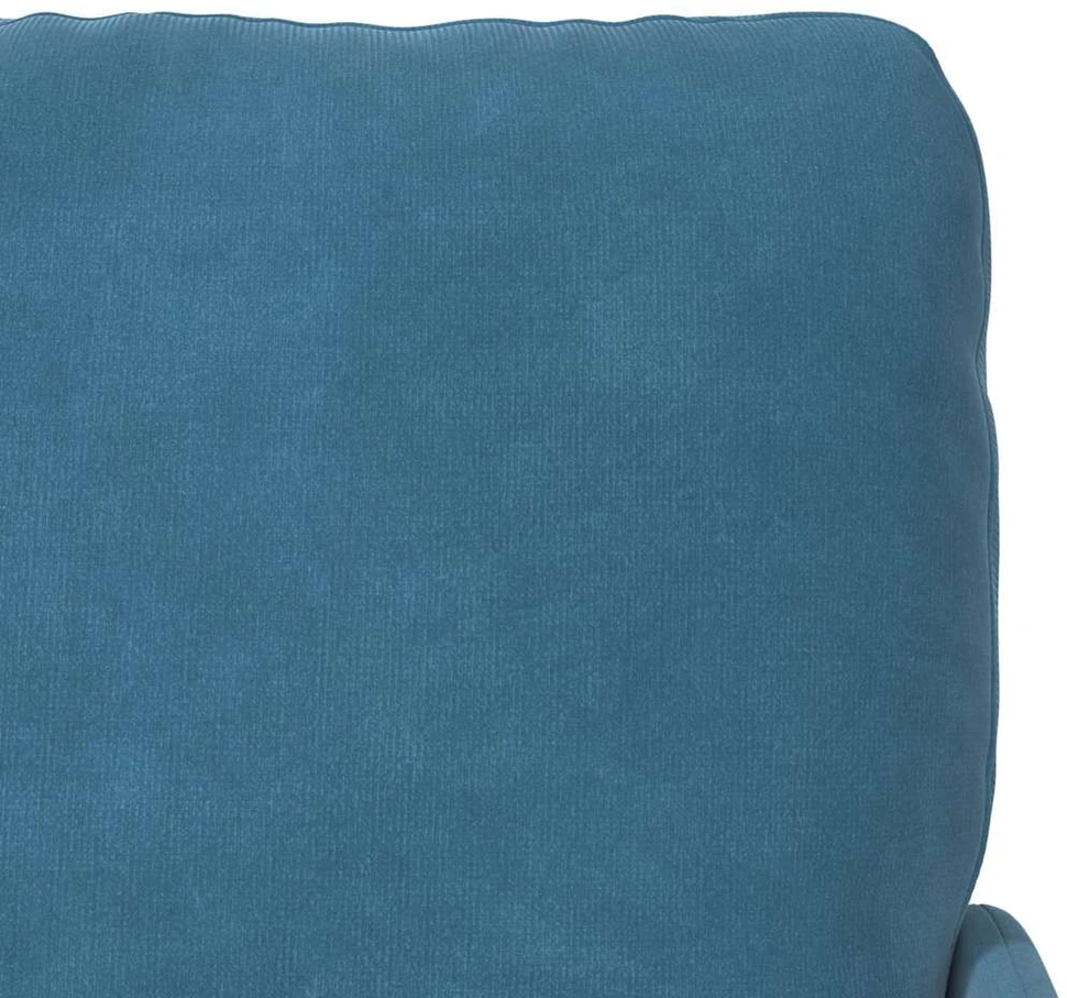 Sofa Sofos su pagalve 110cm Mėlyna fanera