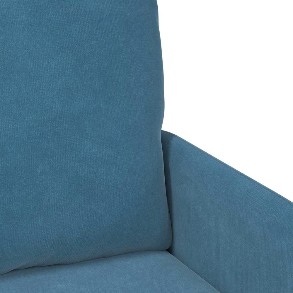 Sofa Sofos su pagalve 110cm Mėlyna fanera