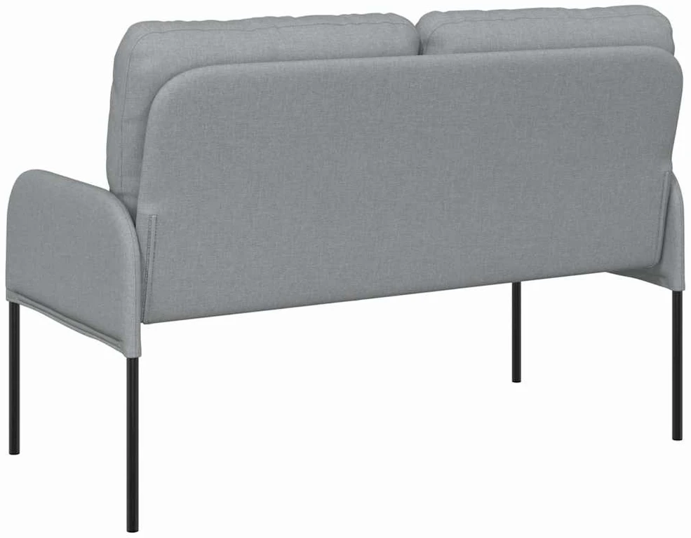 Sofa Sofos su pagalve 110cm Šviesiai pilka fanera
