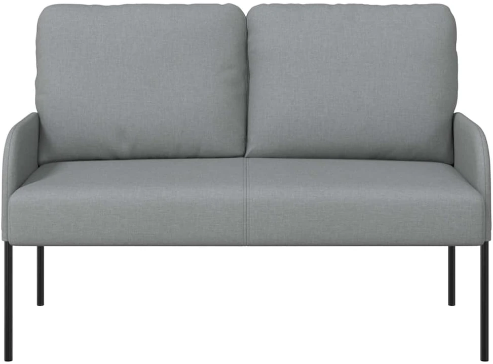 Sofa Sofos su pagalve 110cm Šviesiai pilka fanera