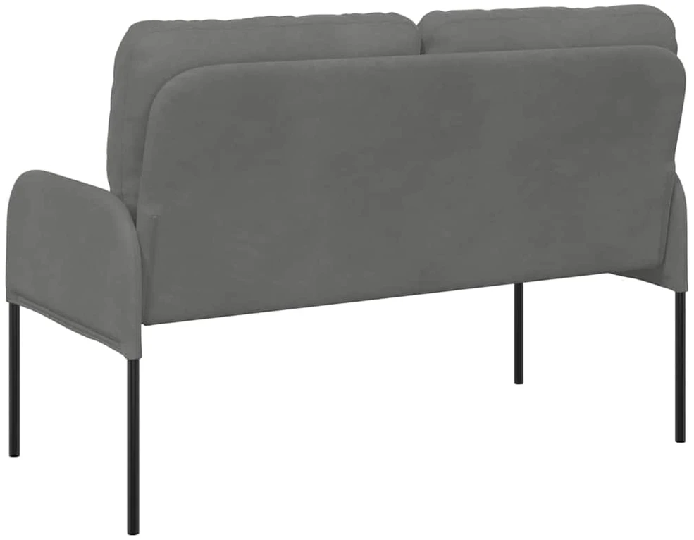 Sofa Sofos su pagalve 110cm Tamsiai pilka fanera
