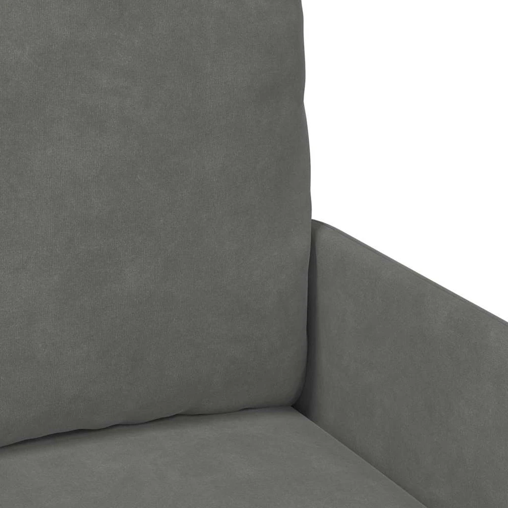 Sofa Sofos su pagalve 110cm Tamsiai pilka fanera