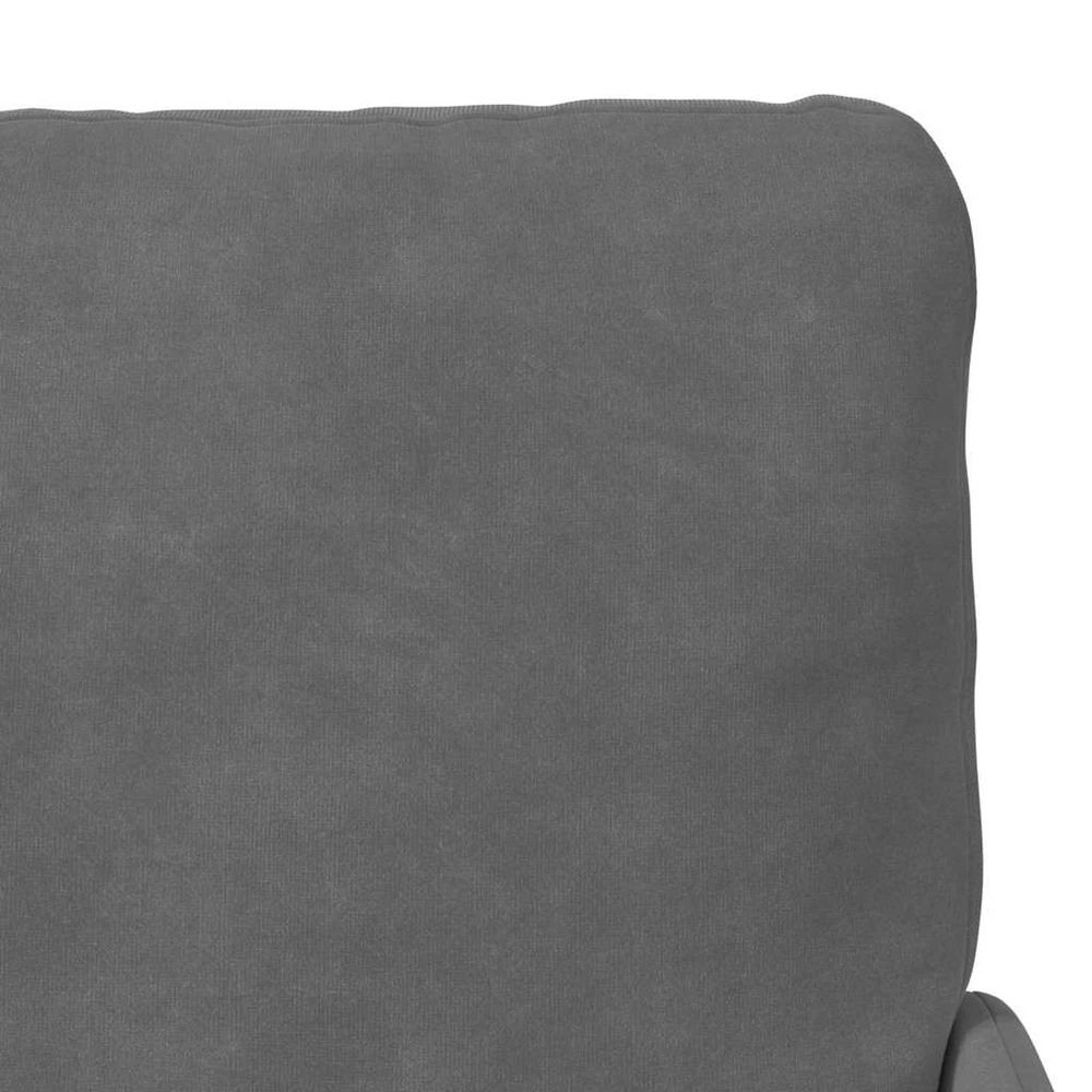 Sofa Sofos su pagalve 110cm Tamsiai pilka fanera