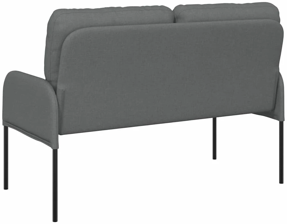 Sofa Sofos su pagalve 110cm Tamsiai pilka fanera