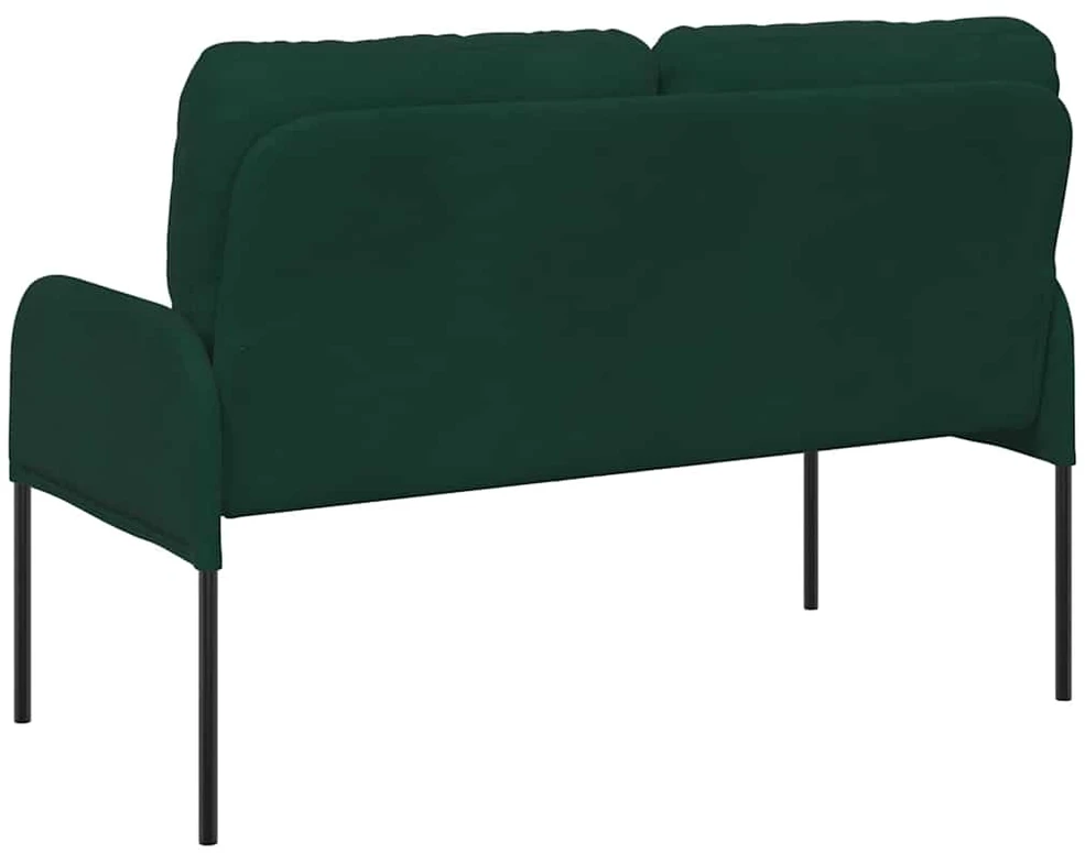 Sofa Sofos su pagalve 110cm Tamsiai žalia fanera