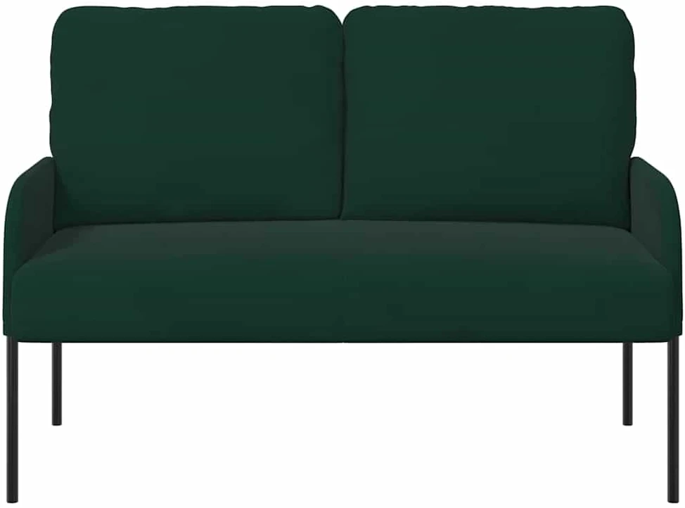 Sofa Sofos su pagalve 110cm Tamsiai žalia fanera