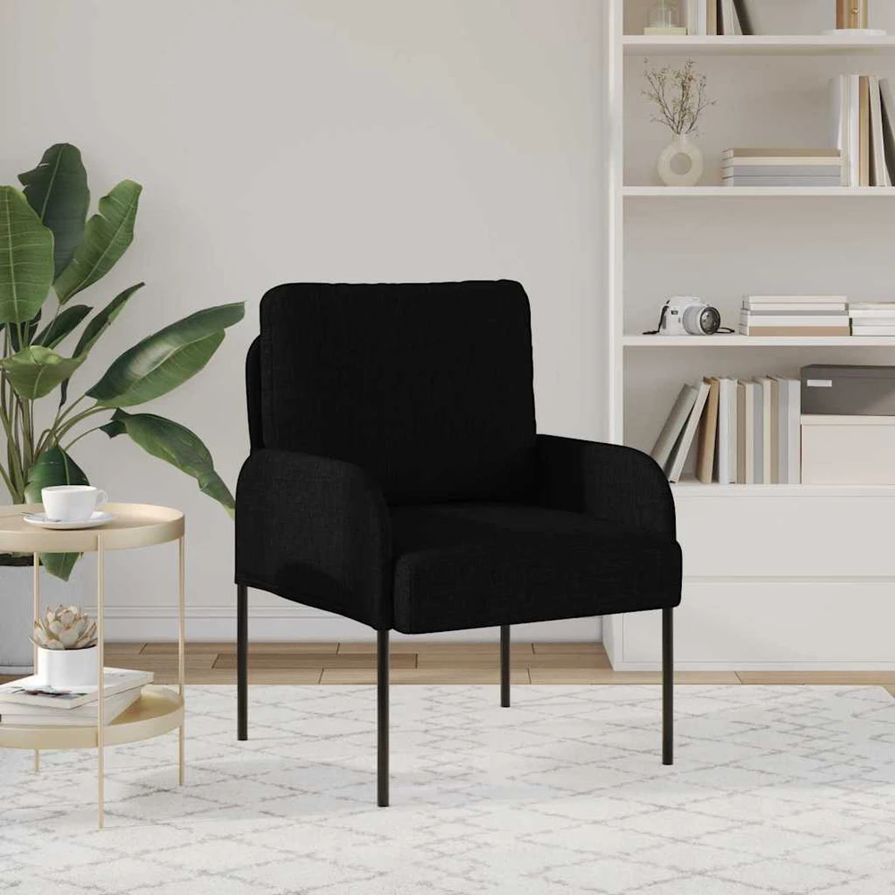 Sofa Sofos su pagalve 55cm Juoda fanera