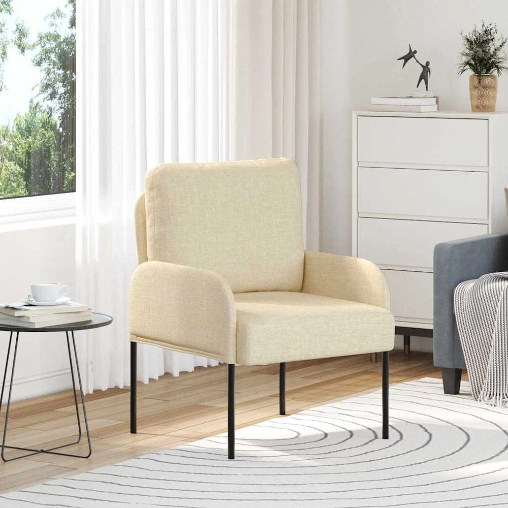 Sofa Sofos su pagalve 55cm Kreminė fanera