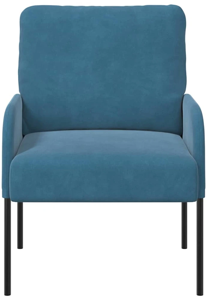 Sofa Sofos su pagalve 55cm Mėlyna fanera