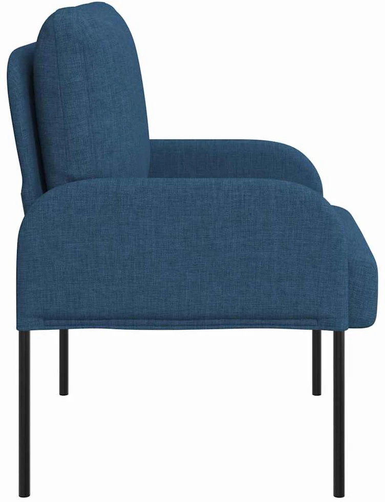 Sofa Sofos su pagalve 55cm Mėlyna fanera