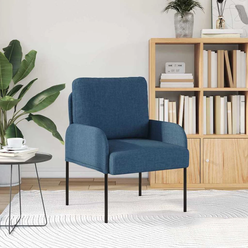 Sofa Sofos su pagalve 55cm Mėlyna fanera