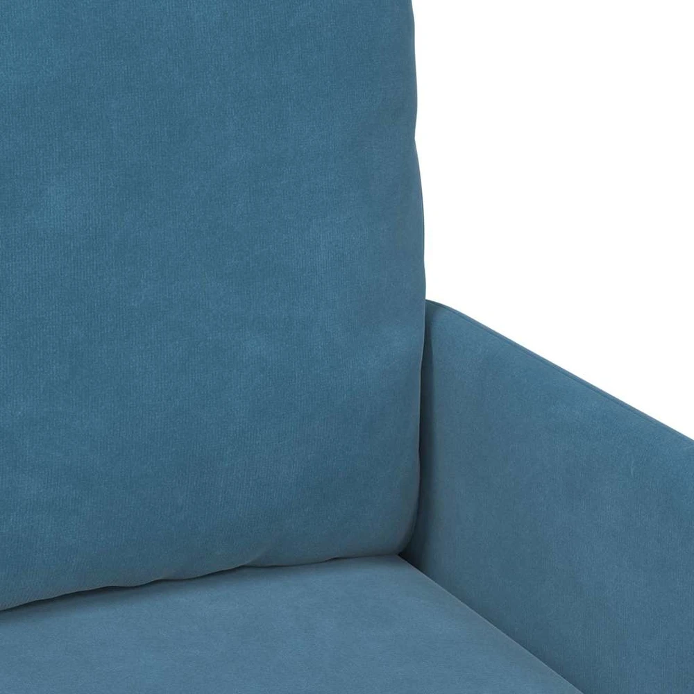 Sofa Sofos su pagalve 55cm Mėlyna fanera
