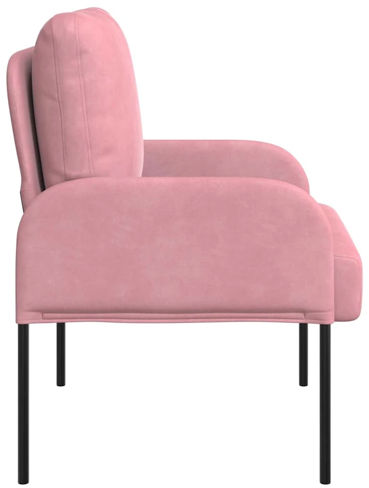 Sofa Sofos su pagalve 55cm Rožinė fanera