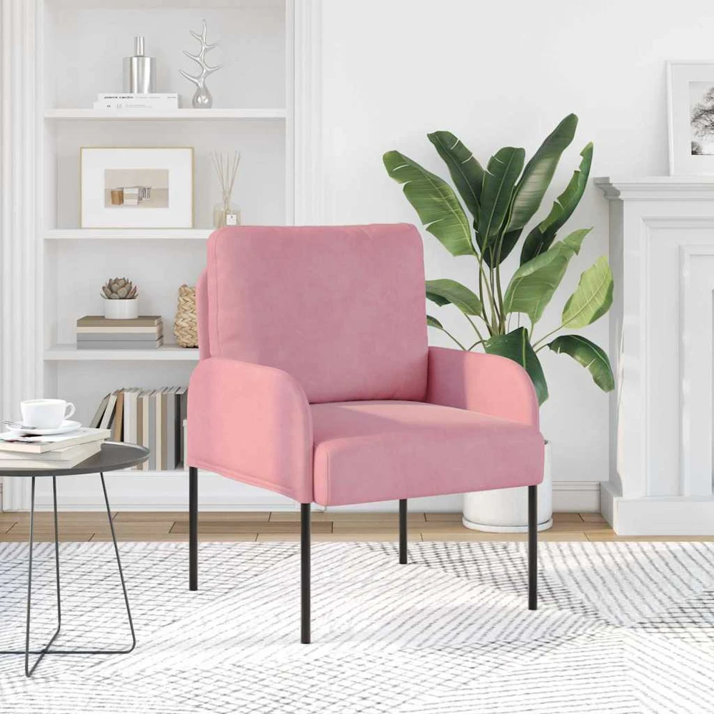 Sofa Sofos su pagalve 55cm Rožinė fanera