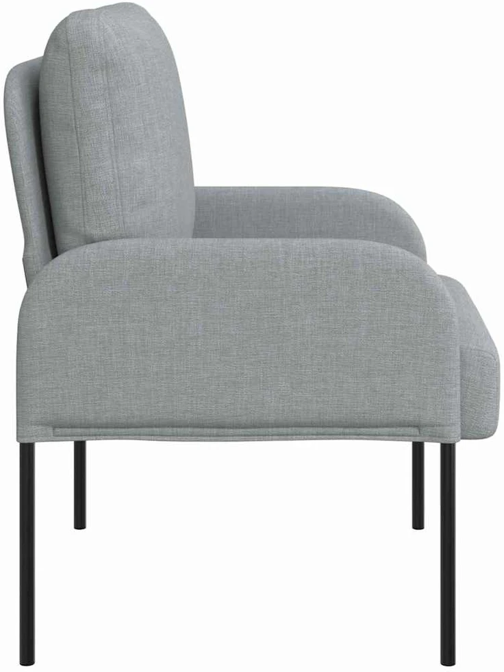 Sofa Sofos su pagalve 55cm Šviesiai pilka fanera