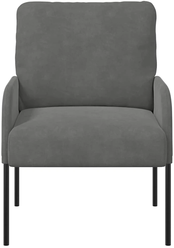 Sofa Sofos su pagalve 55cm Tamsiai pilka fanera
