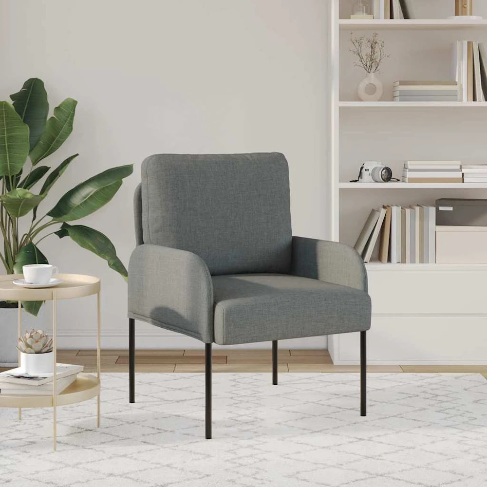 Sofa Sofos su pagalve 55cm Tamsiai pilka fanera
