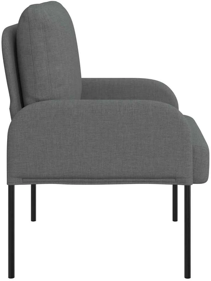 Sofa Sofos su pagalve 55cm Tamsiai pilka fanera