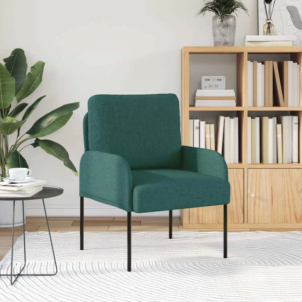 Sofa Sofos su pagalve 55cm Tamsiai žalia fanera