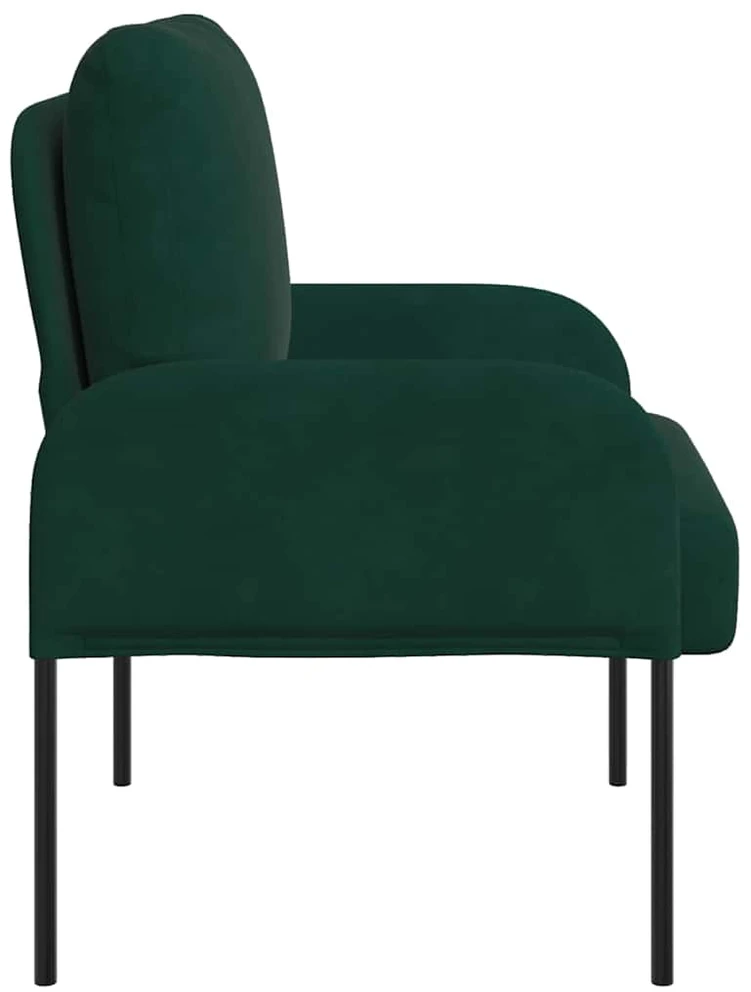Sofa Sofos su pagalve 55cm Tamsiai žalia fanera