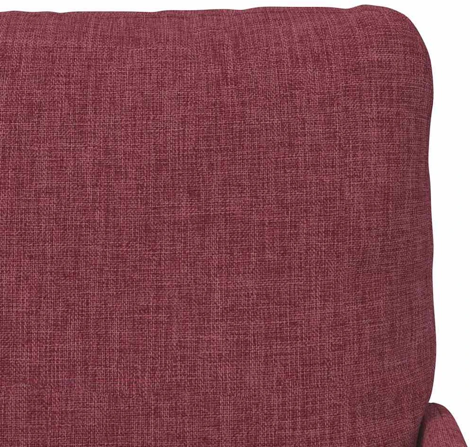 Sofa Sofos su pagalve 55cm Vyno raudona fanera