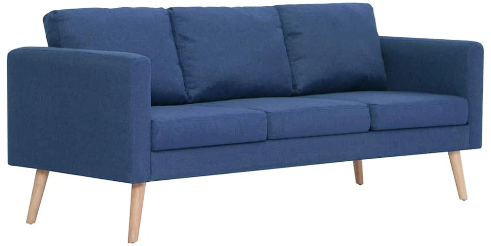 Sofa Sofų komplektas, 2d., mėlynas, audinys