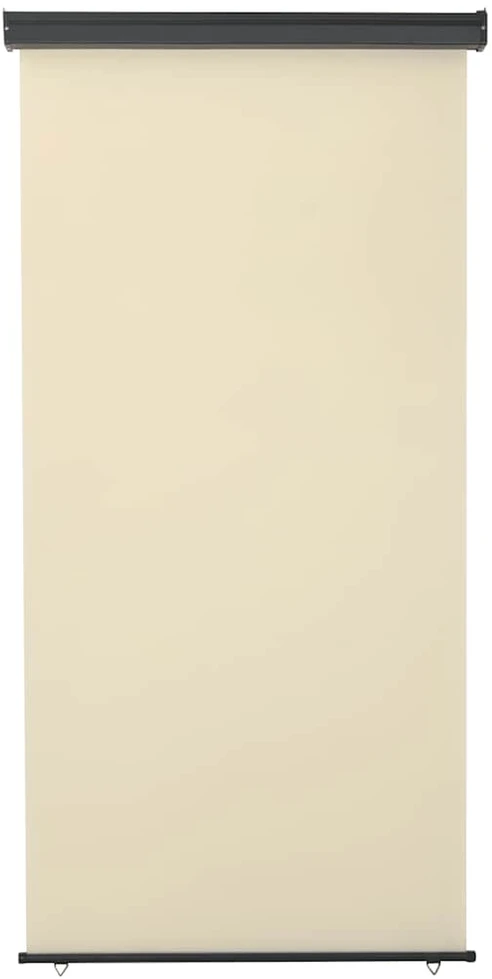 Šoninė balkono markizė, kreminė, 125x250cm