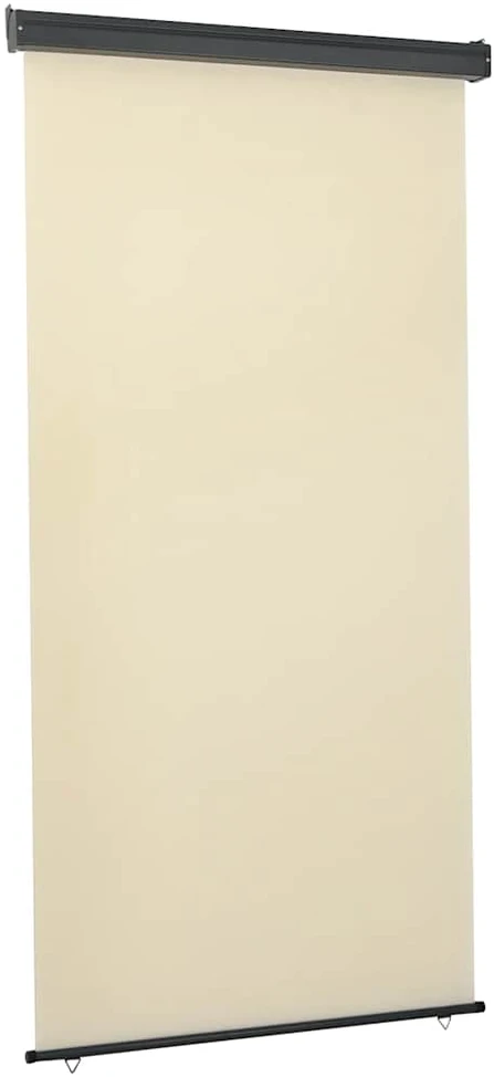 Šoninė balkono markizė, kreminė, 125x250cm