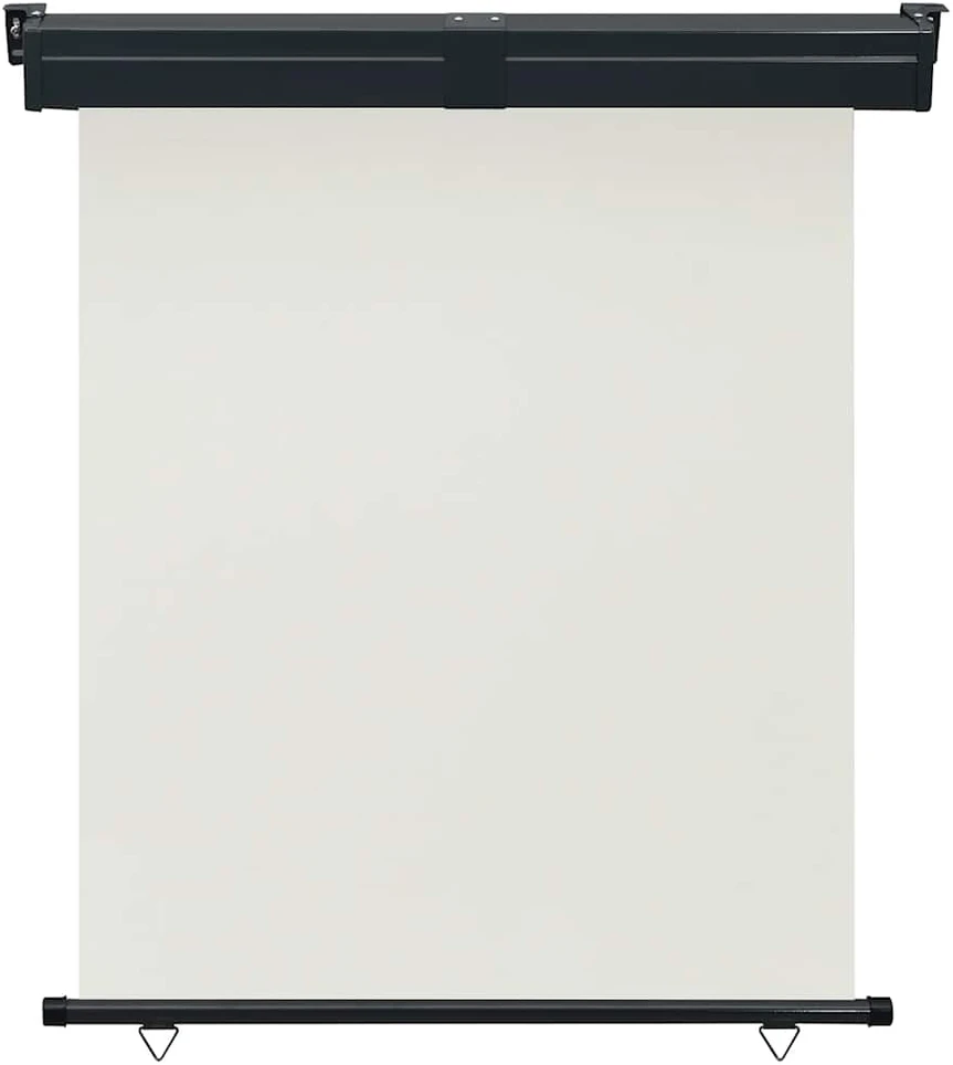 Šoninė balkono markizė, kreminė, 145x250 cm