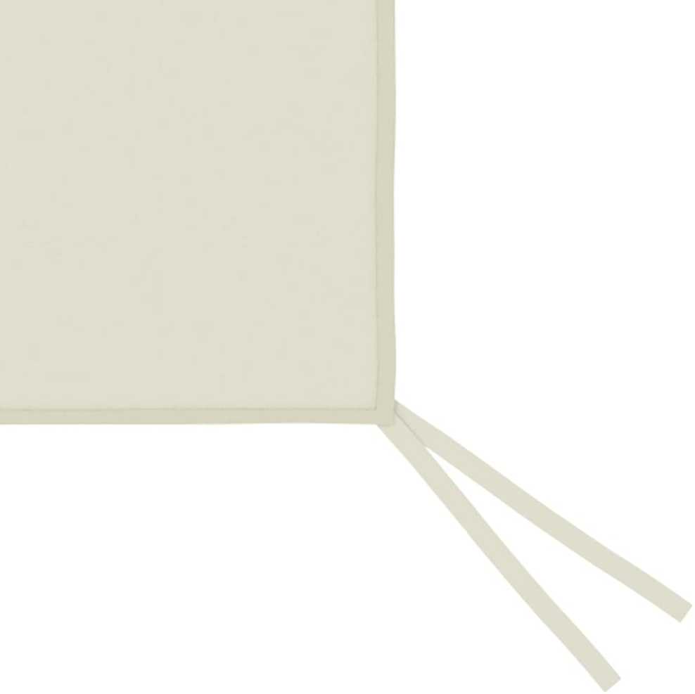 3070413 gazebo sidewall with windows 6x2 m cream (315302)