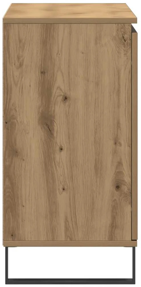 Šoninė spintelė, artisano ąžuolo, 104x35x70cm, apdirbta mediena