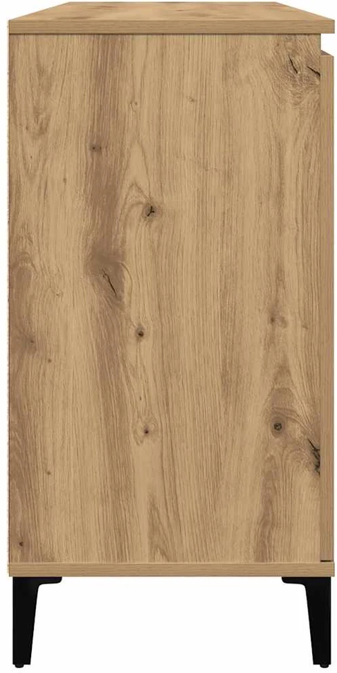 Šoninė spintelė, artisano ąžuolo, 102x35x70cm, apdirbta mediena
