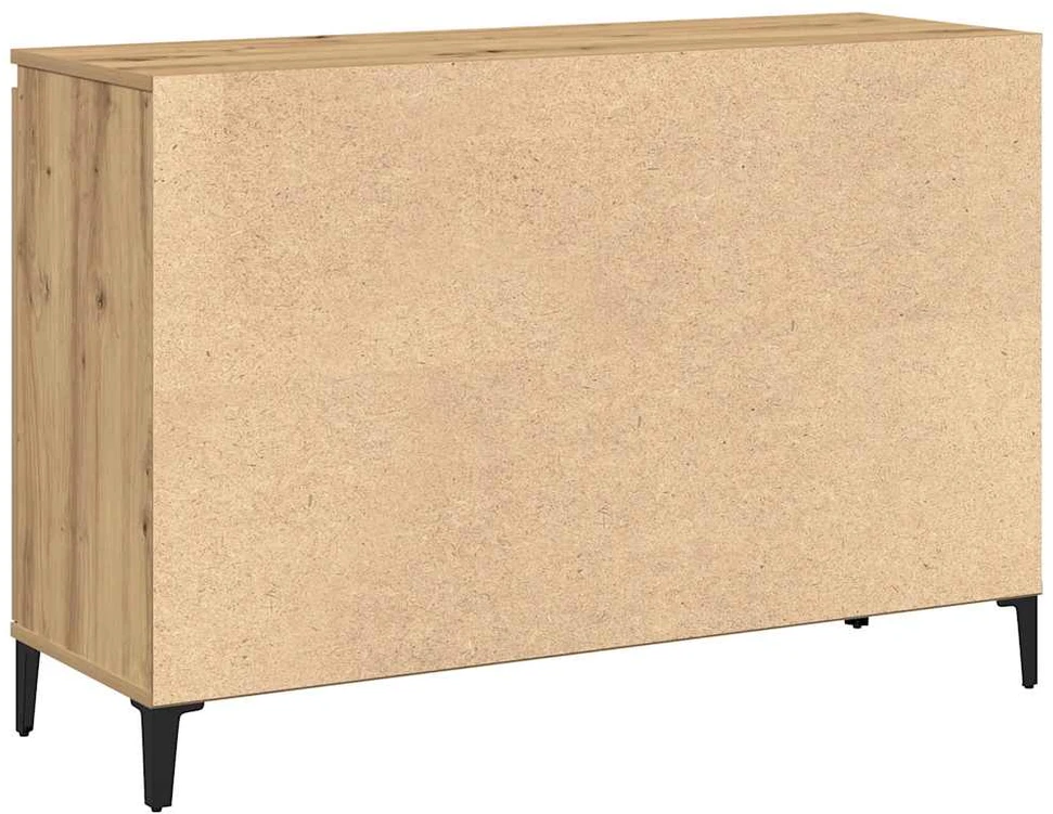 Šoninė spintelė, artisano ąžuolo, 102x35x70cm, apdirbta mediena