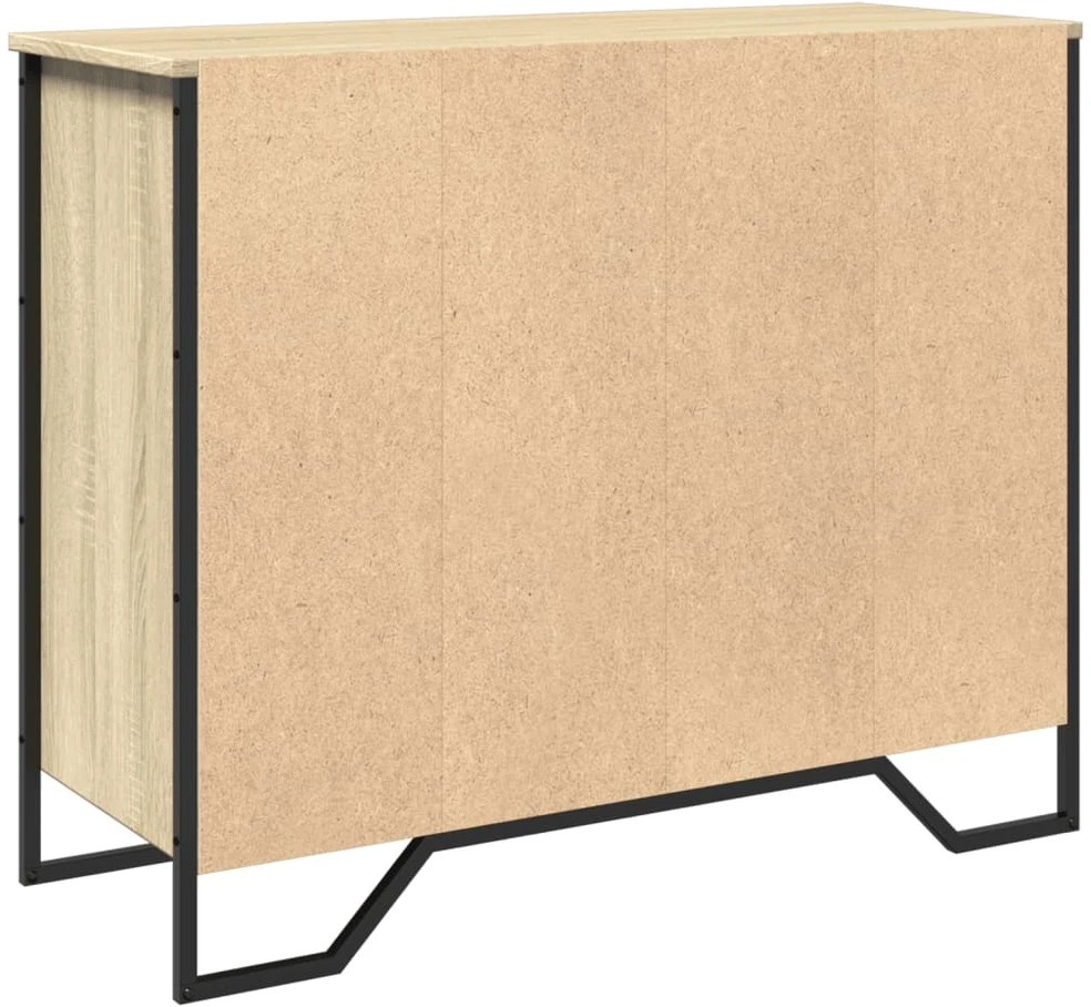Šoninė spintelė, ąžuolo, 91x35,5x74,5cm, apdirbta mediena