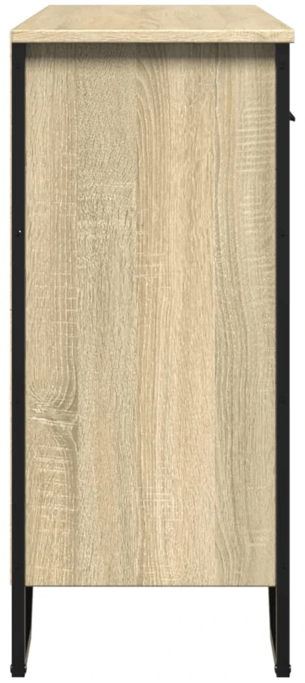 Šoninė spintelė, ąžuolo, 97x32,5x74,5cm, apdirbta mediena