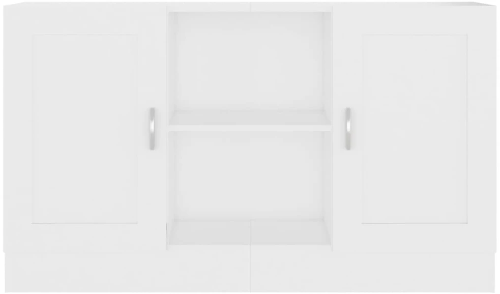 Šoninė spintelė, balta, 120x30,5x70cm, apdirbta mediena
