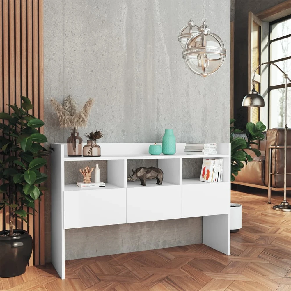 Šoninė spintelė, baltos spalvos, 105x30x70cm, apdirbta mediena