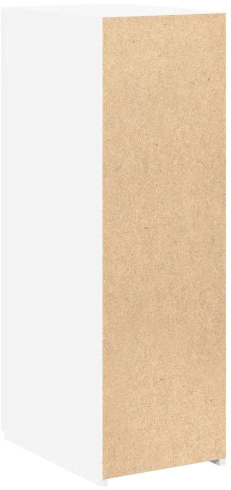 Šoninė spintelė, baltos spalvos, 30x42,5x93cm, apdirbta mediena