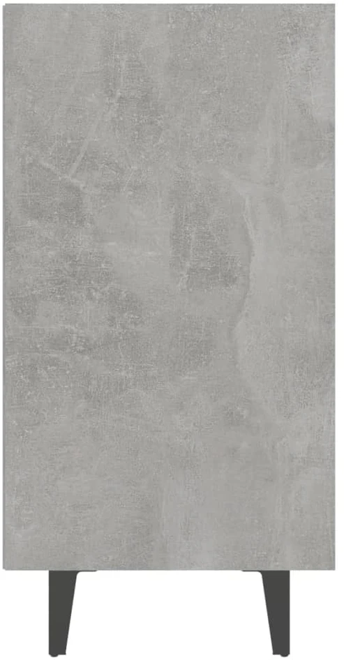 Šoninė spintelė, betono pilka, 103,5x35x70cm, apdirbta mediena
