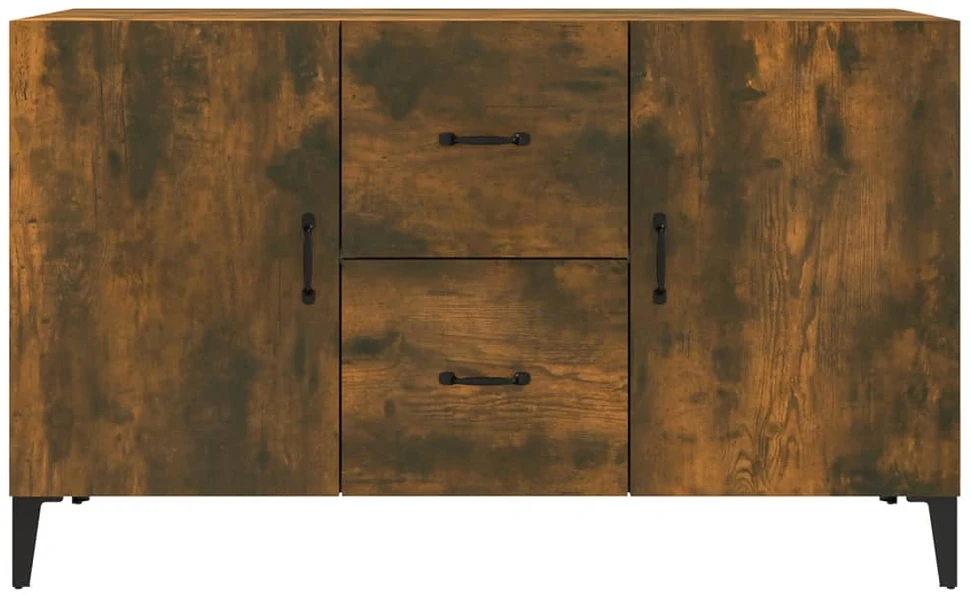 Šoninė spintelė, dūminio ąžuolo, 100x36x60cm, apdirbta mediena
