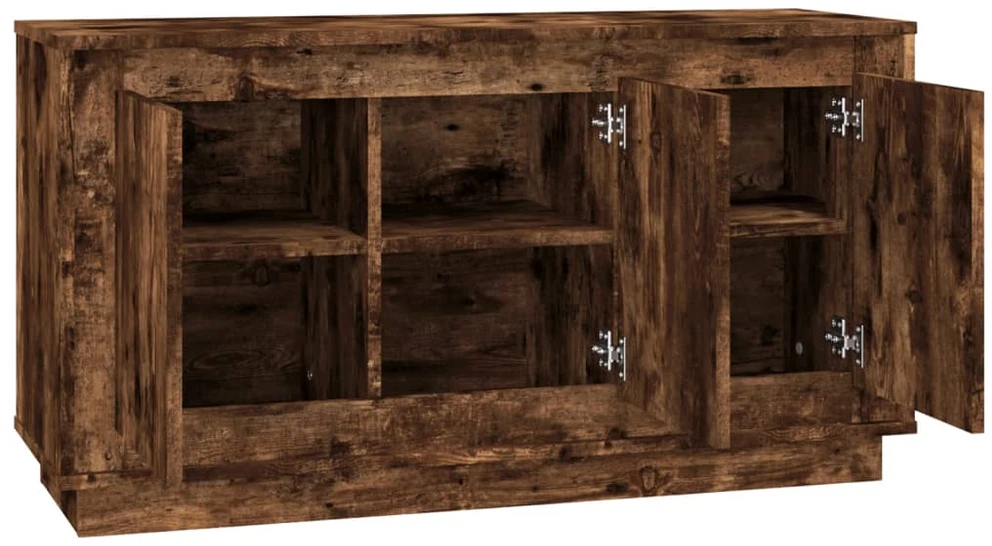 Šoninė spintelė, dūminio ąžuolo, 102x35x55cm, apdirbta mediena